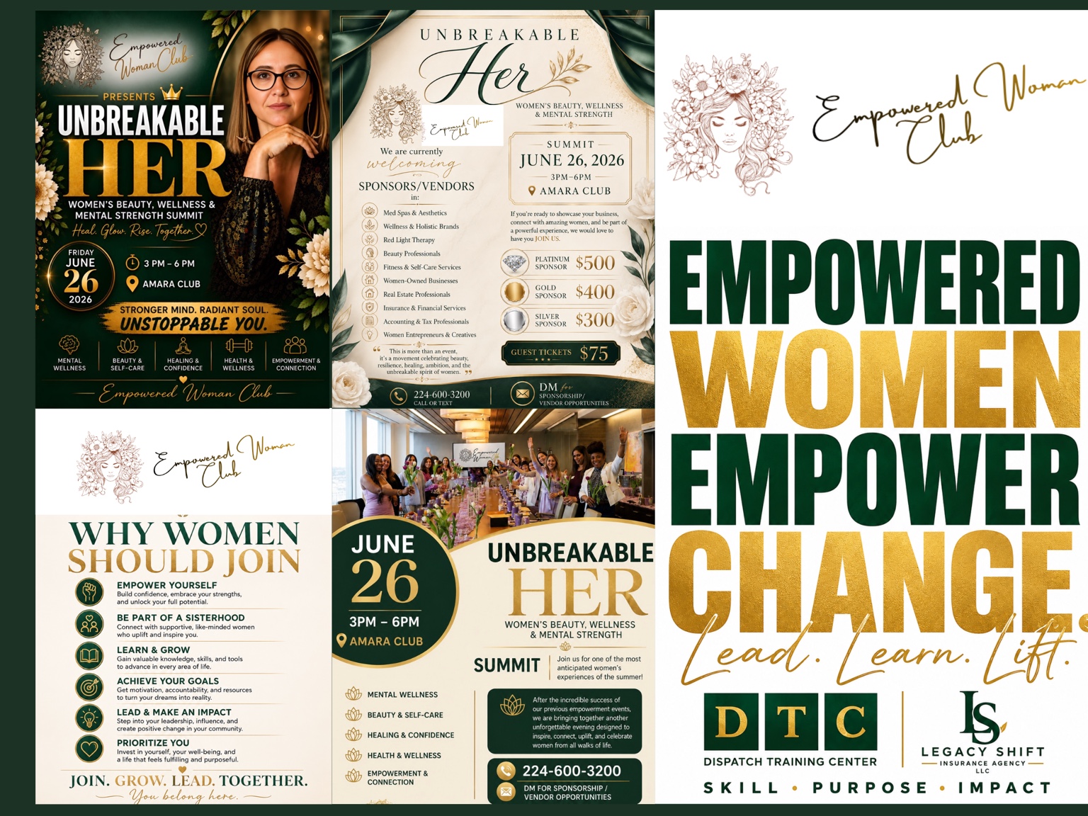Unbreakable Her summit branding