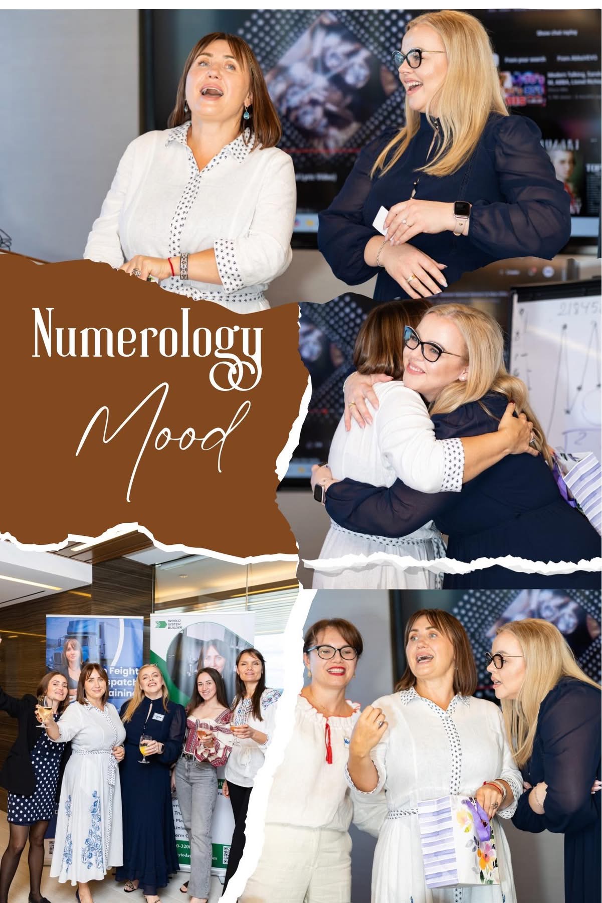 Numerology and mission event collage